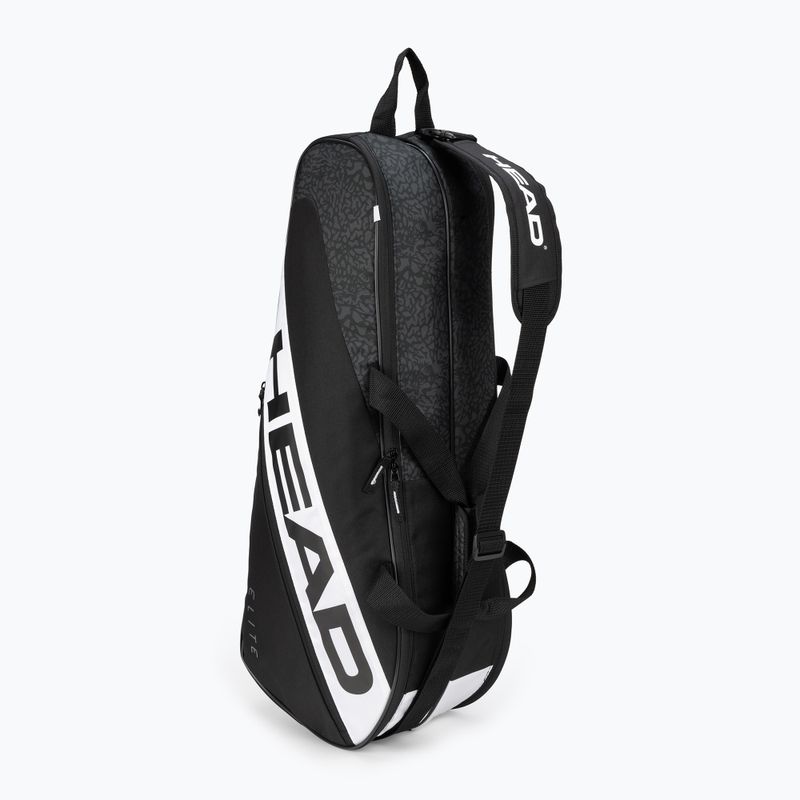 Torba tenisowa HEAD Elite 6R 41 l black/white 4