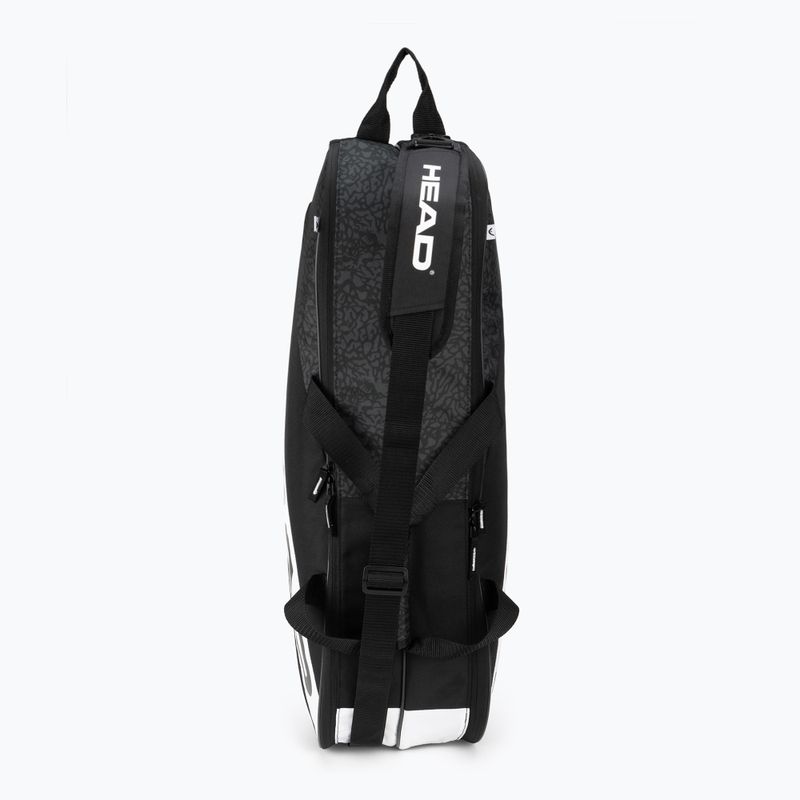 Torba tenisowa HEAD Elite 6R 41 l black/white 5