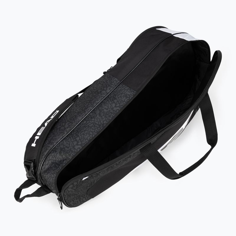 Torba tenisowa HEAD Elite 6R 41 l black/white 6