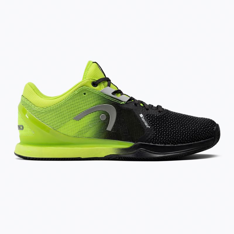 Buty do tenisa męskie HEAD Sprint Pro 3.0 Sf Clay black/lime 2