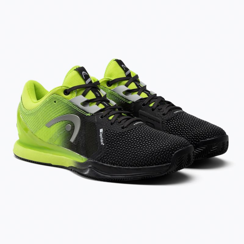 Buty do tenisa męskie HEAD Sprint Pro 3.0 Sf Clay black/lime 5