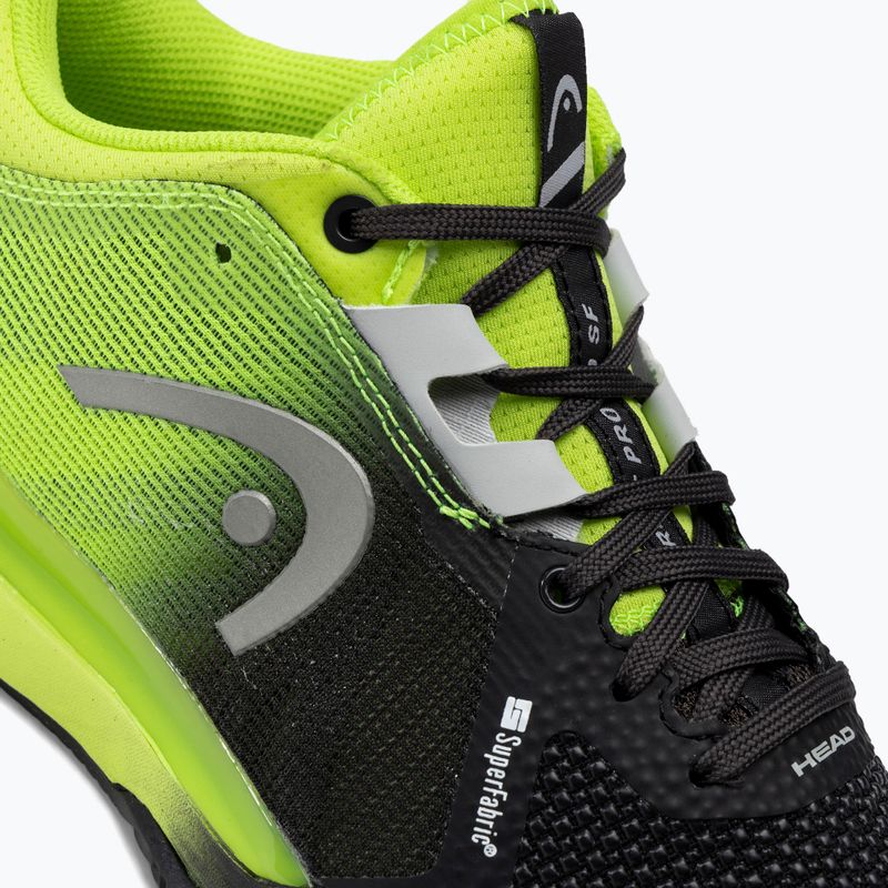 Buty do tenisa męskie HEAD Sprint Pro 3.0 Sf Clay black/lime 8