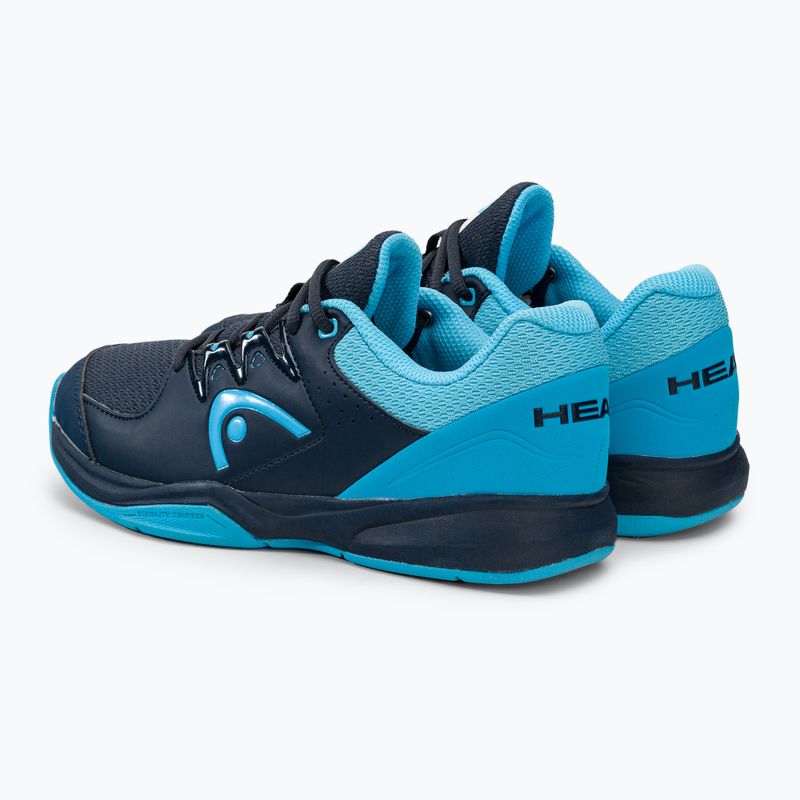 Buty do squasha HEAD Grid 3.5 dark blue/aqua 3