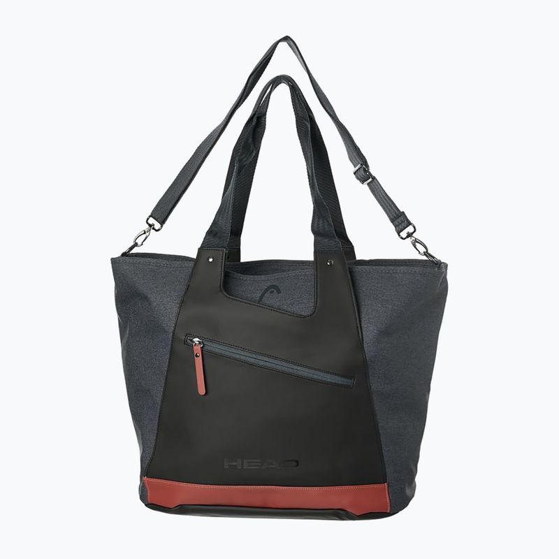 Torba tenisowa damska HEAD Women'S Tote Bag 19 l anthracite terracota
