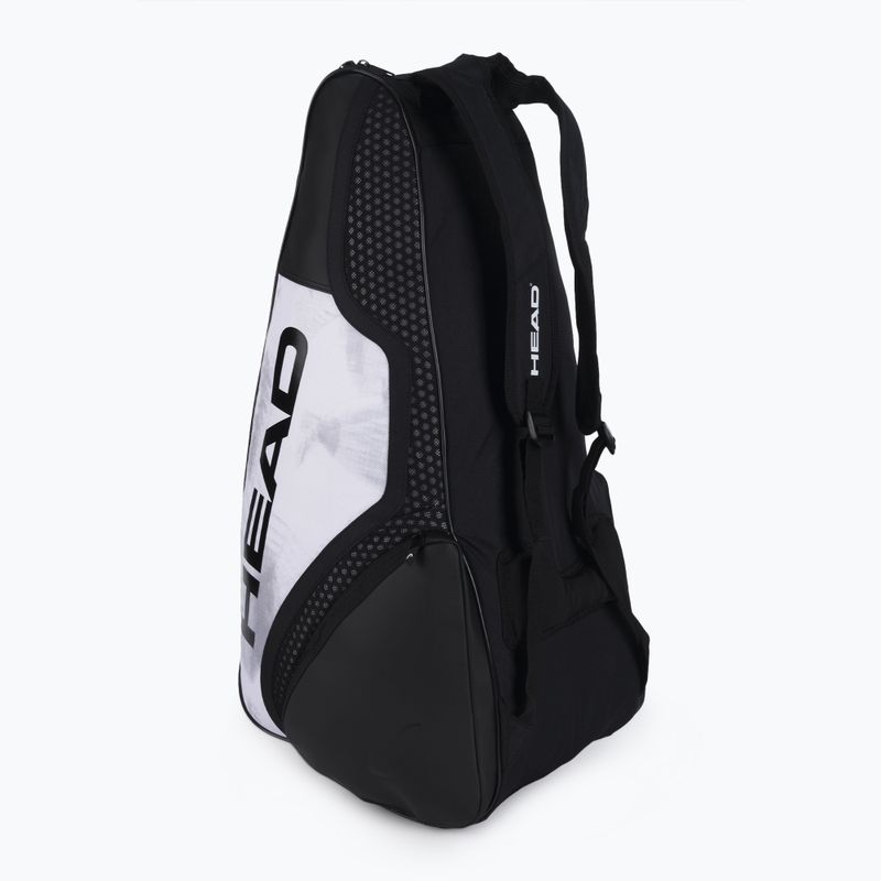 Torba tenisowa HEAD Djokovic 6R Combi 60 l white/black 3