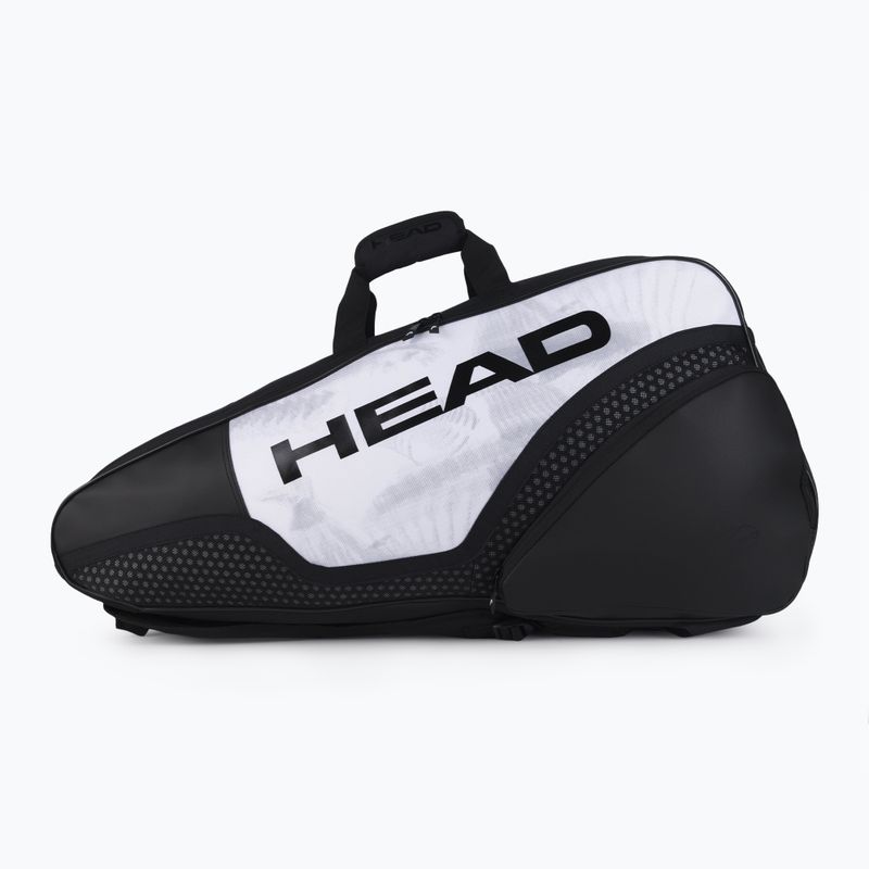 Torba tenisowa HEAD Djokovic 6R Combi 60 l white/black 2