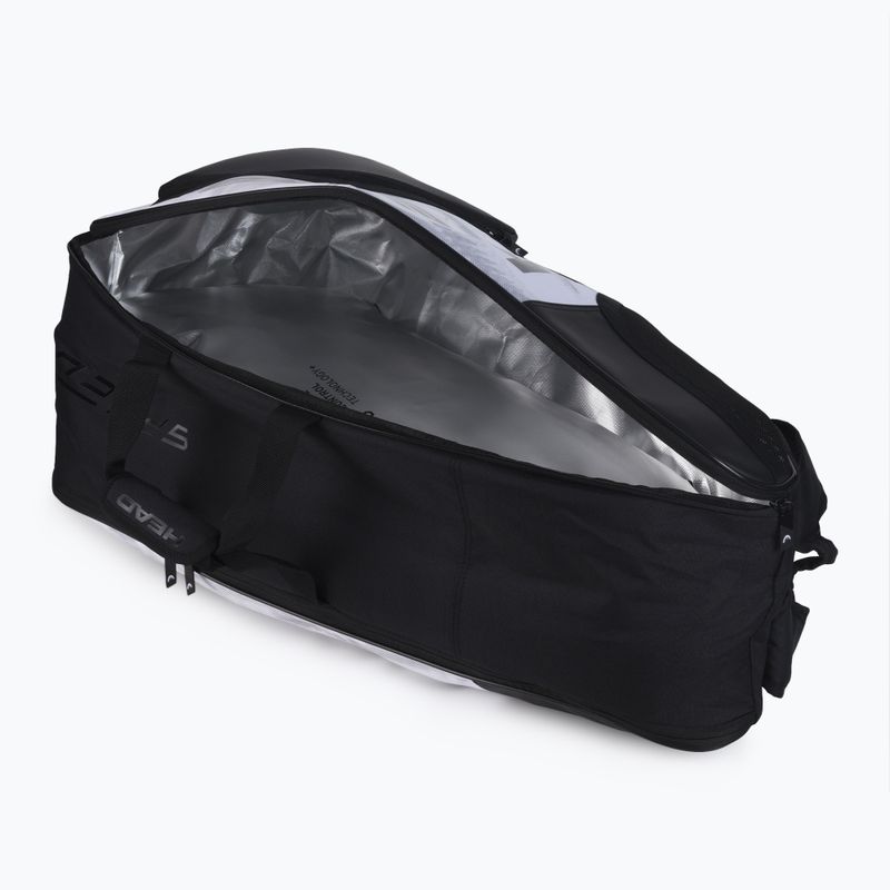 Torba tenisowa HEAD Djokovic 6R Combi 60 l white/black 5