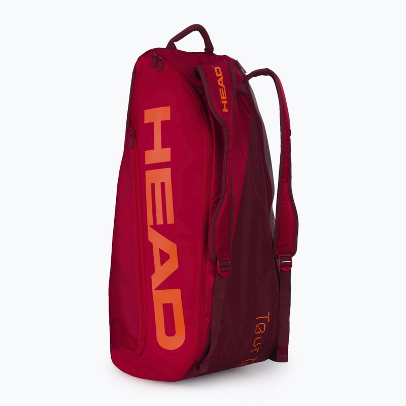 Torba tenisowa HEAD Tour Team 9R Supercombi 58 l red/red