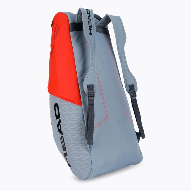 Torba tenisowa HEAD Radical 9R Supercombi 64 l grey/orange 3