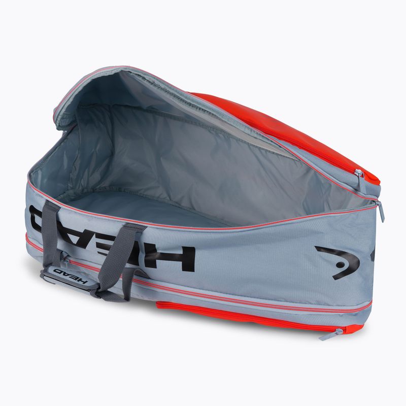 Torba tenisowa HEAD Radical 9R Supercombi 64 l grey/orange 5