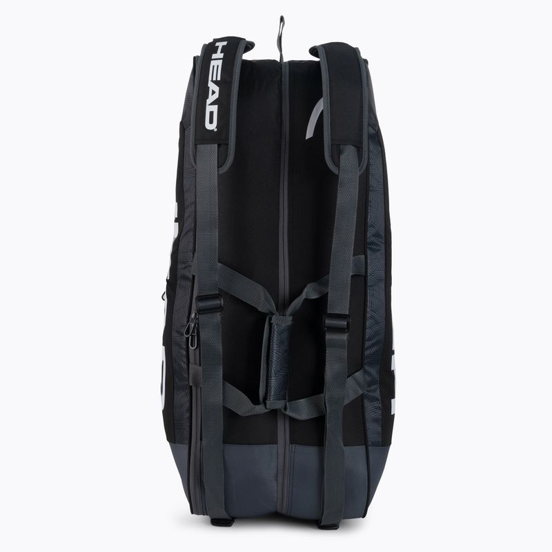 Torba tenisowa HEAD Core 6R Combi 50 l black white 4