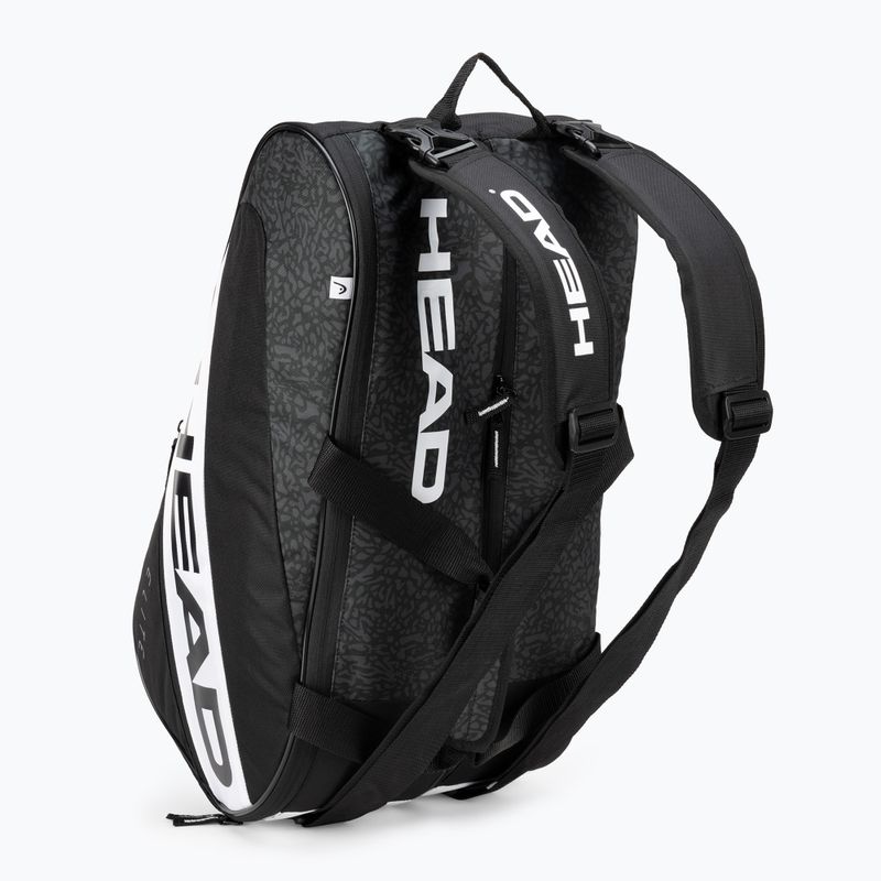 Torba do padla HEAD Tour Elite Padel Supercombi 46.4 l black/white 4