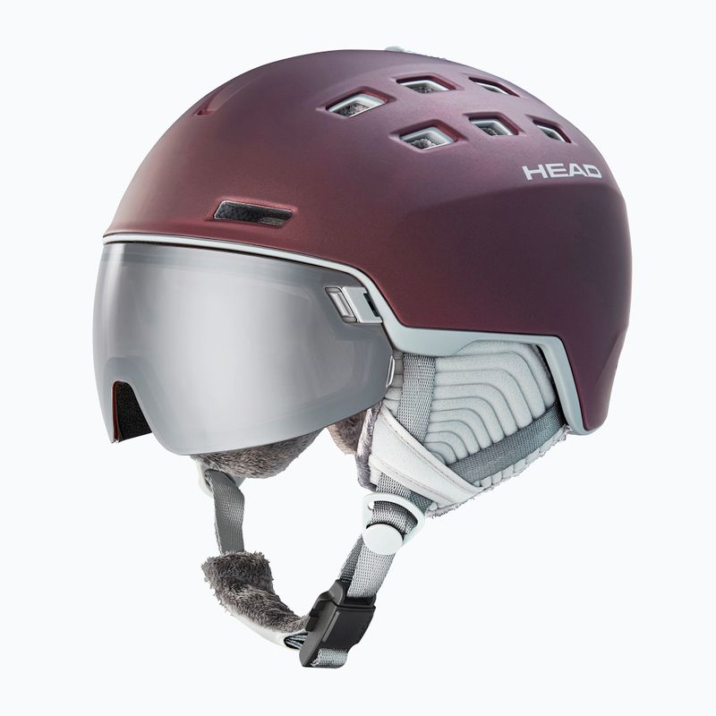 Kask narciarski HEAD Rachel W burgundy 9