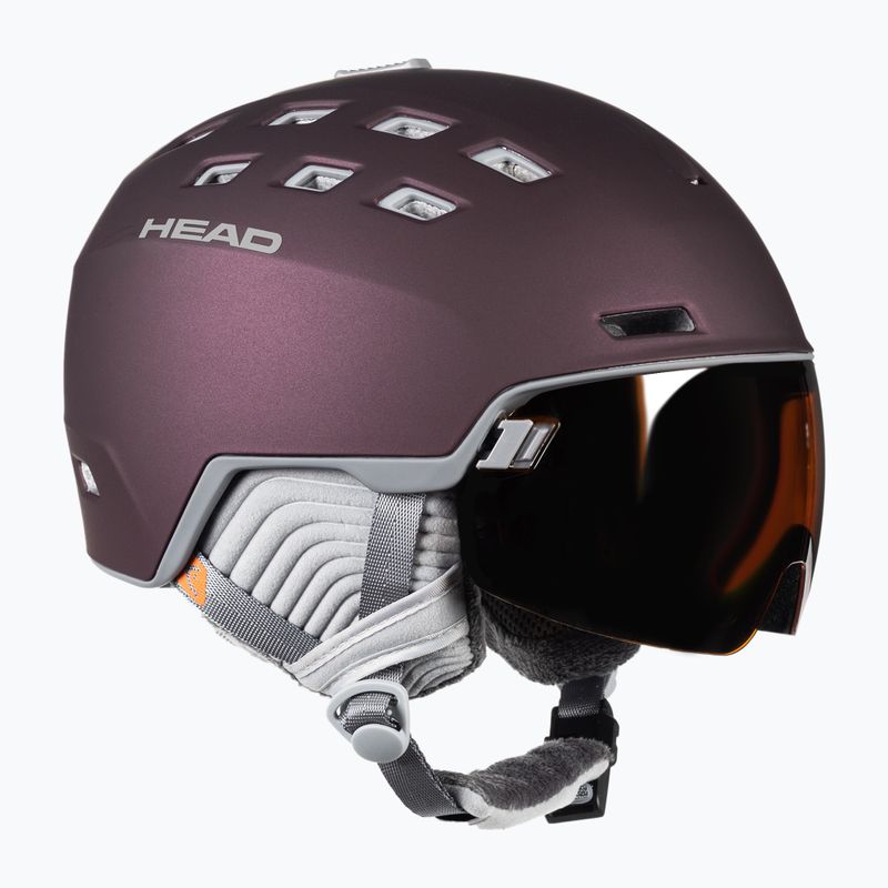 Kask narciarski HEAD Rachel burgundy