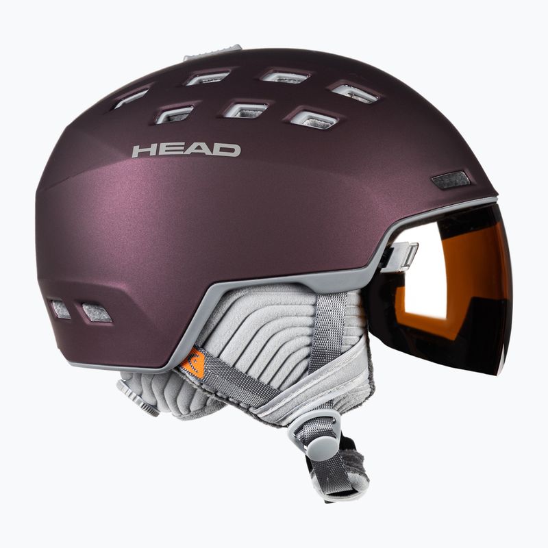 Kask narciarski HEAD Rachel W burgundy 4