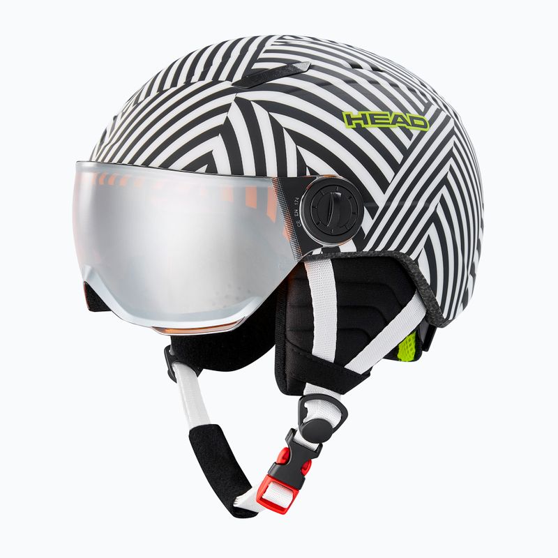 Kask narciarski dziecięcy HEAD Mojo Visor Jr razzle 9