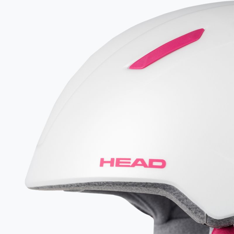 Kask narciarski dziecięcy HEAD Maja Jr white 6