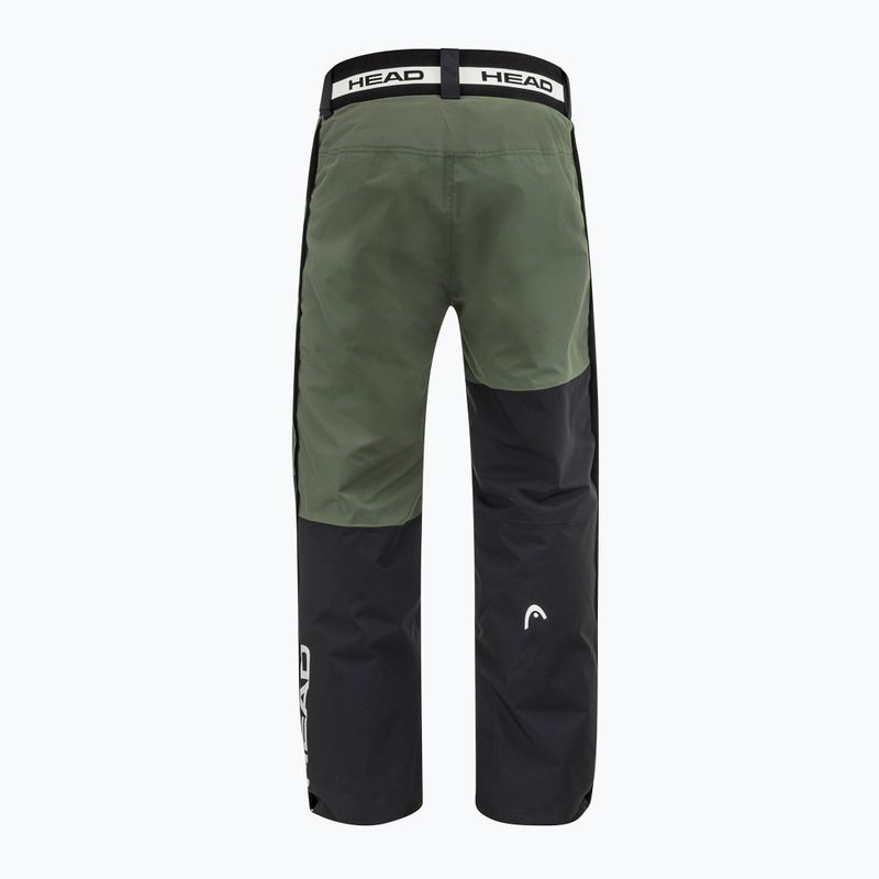 Spodnie narciarskie męskie HEAD Race Nova black/thyme 2