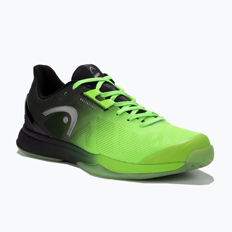 Buty do squasha HEAD Sprint Pro 3.5 Indoor black/neon green 10