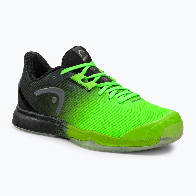 Buty do squasha HEAD Sprint Pro 3.5 Indoor black/neon green