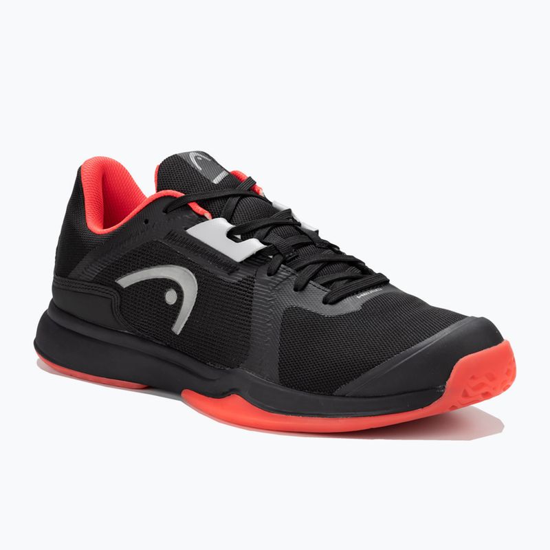 Buty do squasha HEAD Sprint Team 3.5 Indoor black/coral 10