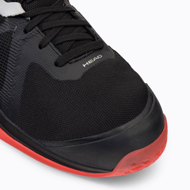 Buty do squasha HEAD Sprint Team 3.5 Indoor black/coral 7