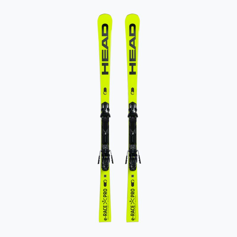 Narty zjazdowe HEAD WC Rebels e-Race Pro SW RP WCR 14 + wiązania Freeflex 14 yellow