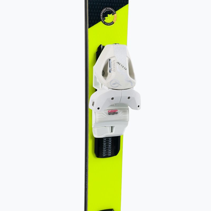 Narty zjazdowe dziecięce HEAD WC e.Race Team SW Jrs + wiązania Jrs 7.5 black/yellow 6