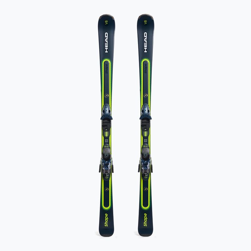 Narty zjazdowe HEAD Shape e-V8 SW AMT-PR + wiązania PR 11 black/yellow