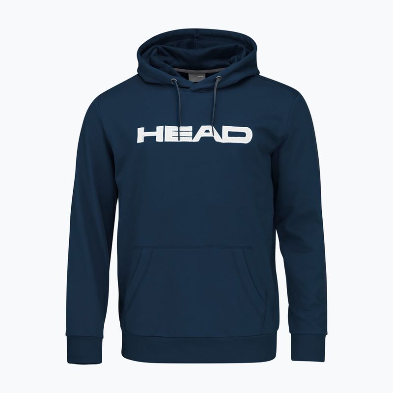 Bluza tenisowa męska HEAD Club Byron Hoodie navy