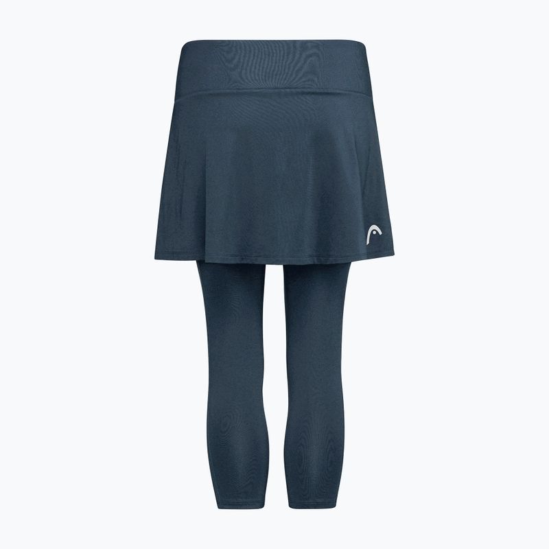 Spódnica tenisowa damska HEAD Club 3/4 Tights Skort navy 2
