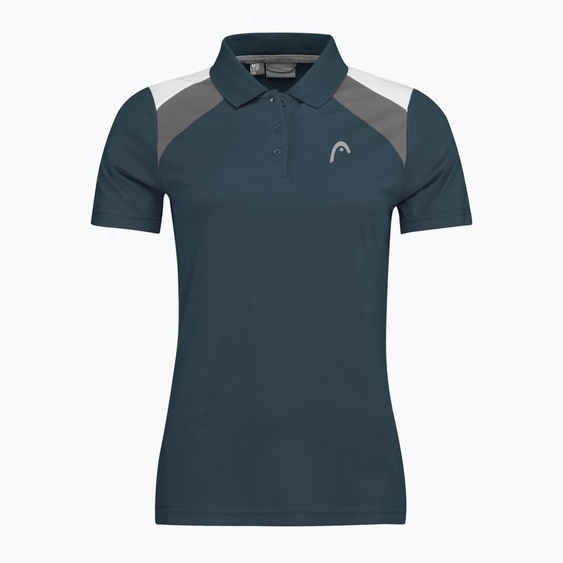 Koszulka polo tenisowa damska HEAD Club 22 Tech Polo navy