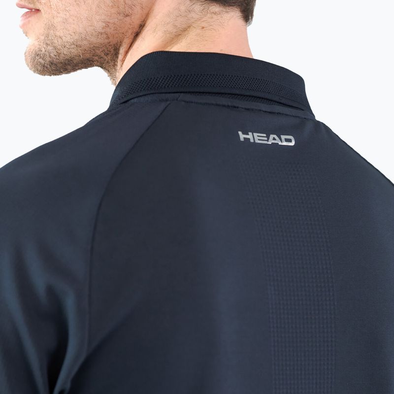 Koszulka polo tenisowa męska HEAD Performance Polo navy 4