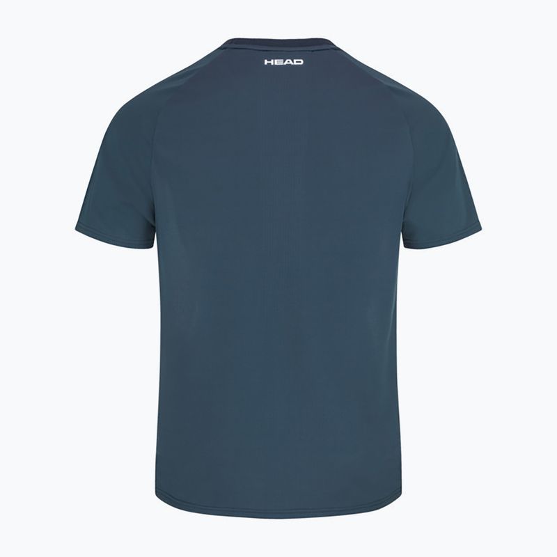 Koszulka tenisowa męska HEAD Performance navy/print perf 2