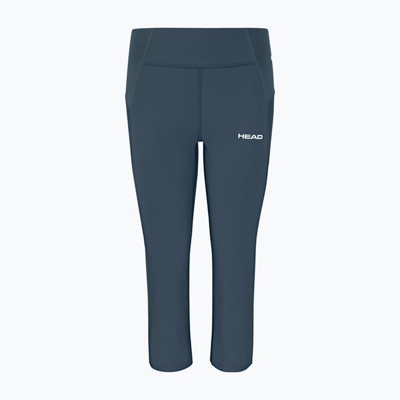 Legginsy tenisowe damskie HEAD Power 3/4 navy