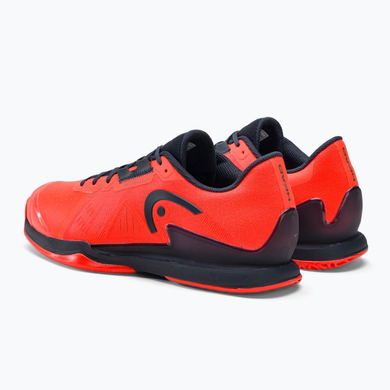 Buty do tenisa męskie HEAD Sprint Pro 3.5 fiery coral/blueberry 3