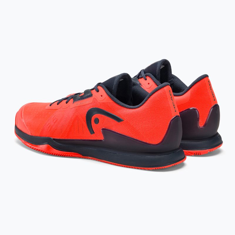 Buty do tenisa męskie HEAD Sprint Pro 3.5 Clay fiery coral/blueberry 3