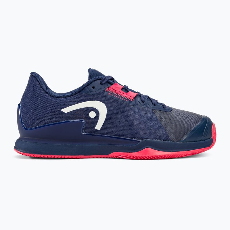 Buty do tenisa damskie HEAD Sprint Pro 3.5 Clay dark blue/azalea 2