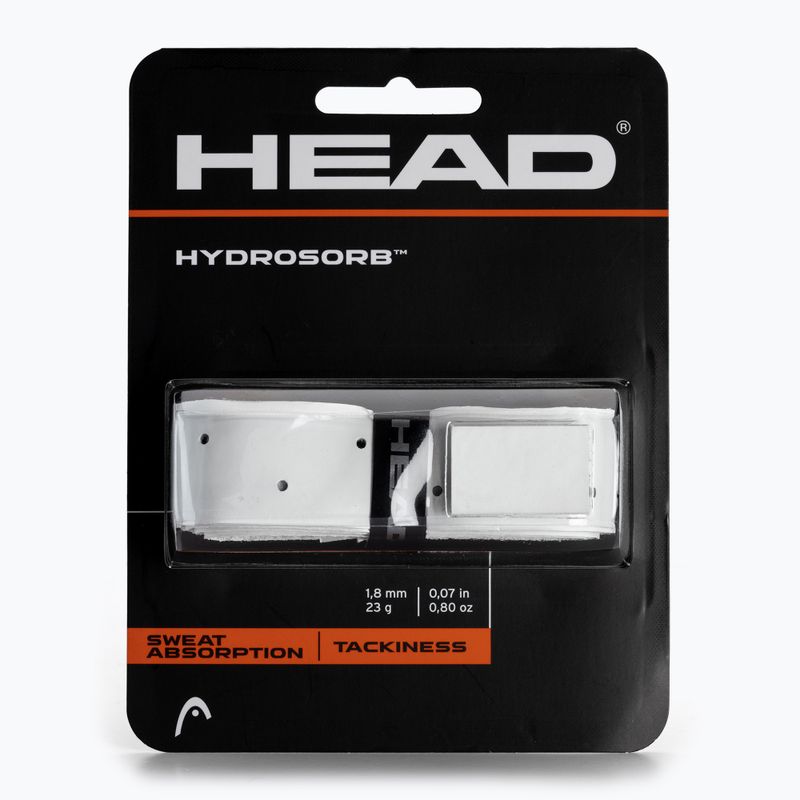 Owijka do rakiet tenisowych HEAD Hydrosorb Grip white/black