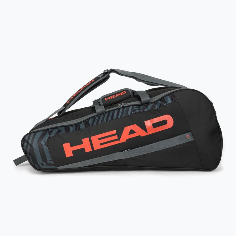 Torba tenisowa HEAD Base Racquet Bag M 50 l black/orange