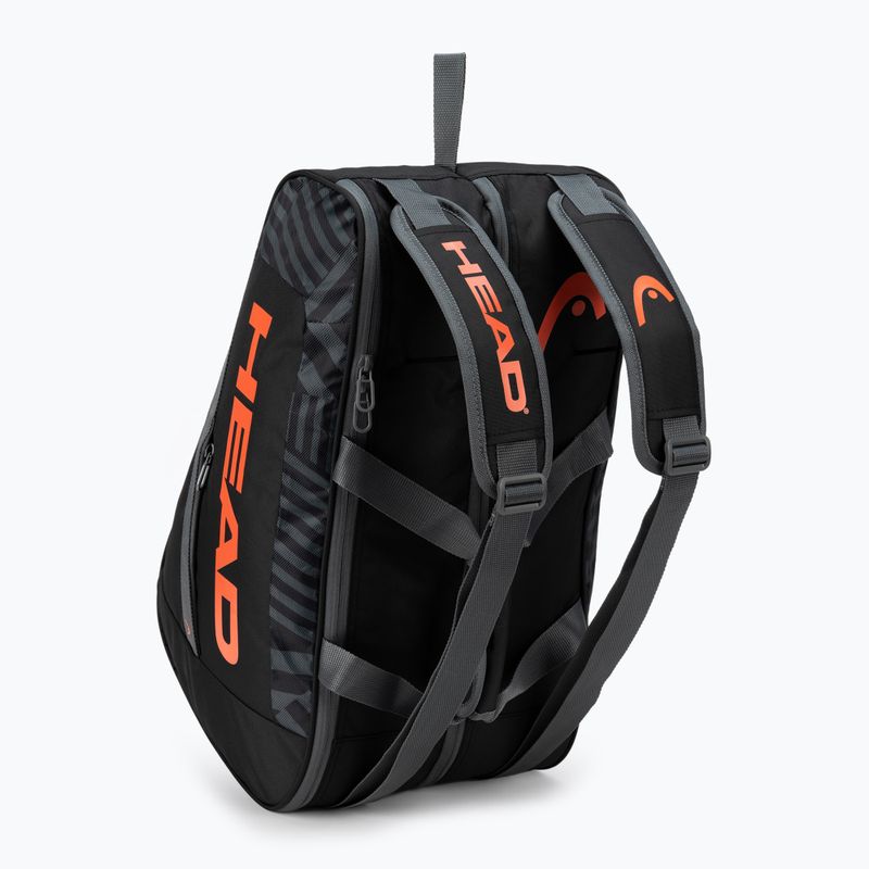 Torba do padla HEAD Base Padel Bag M black/ orange 4