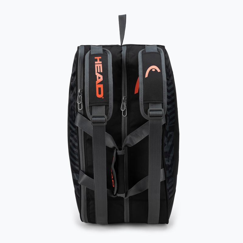 Torba do padla HEAD Base Padel Bag M black/ orange 5