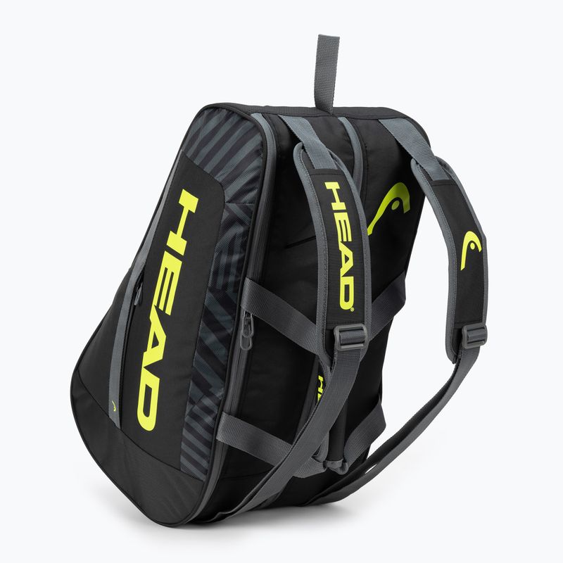 Torba do padla HEAD Base Padel Bag M black/neon yellow 4