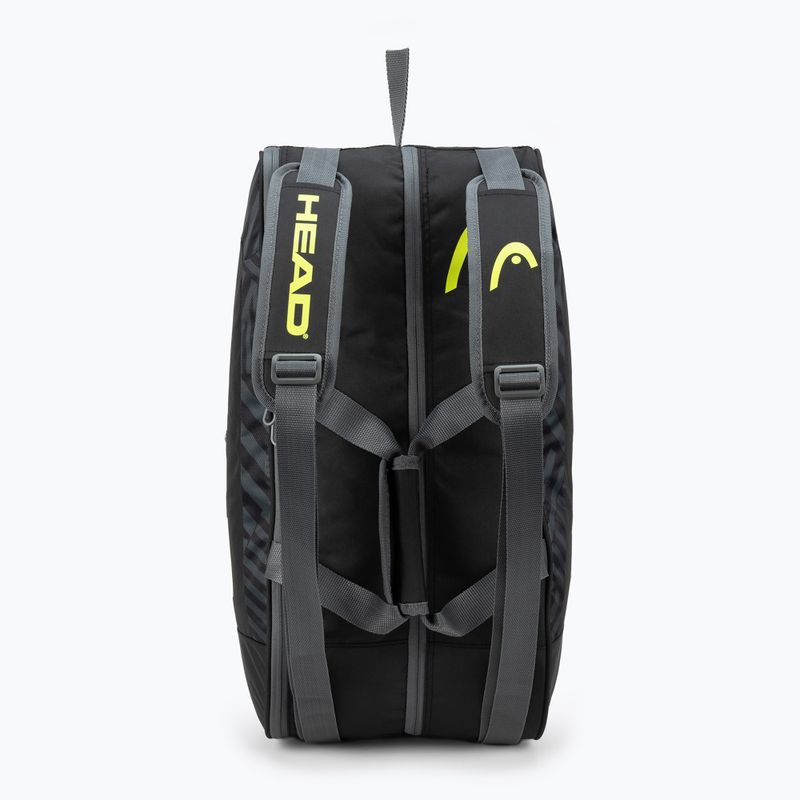 Torba do padla HEAD Base Padel Bag M black/neon yellow 5