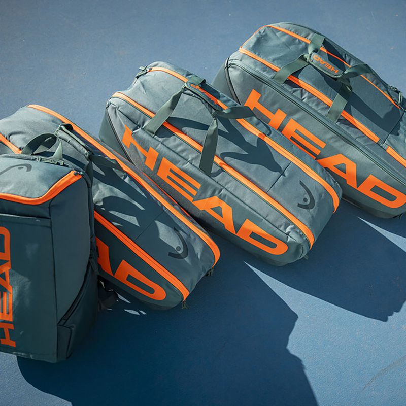 Torba tenisowa HEAD Pro Racquet XL 97 l dark cyan/fluo orange 3