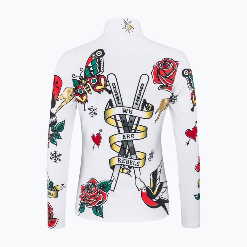 Bluza damska HEAD Rebels Flash white/light pink 2