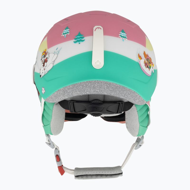 Kask narciarski dziecięcy HEAD Maja Visor Paw Jr pink/silver red 3