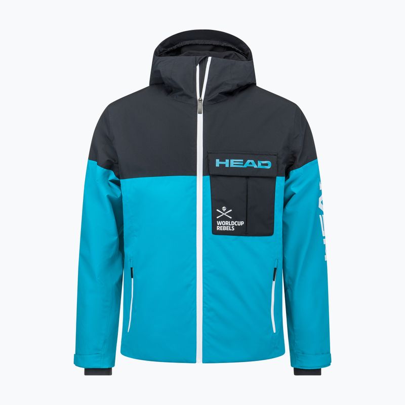 Kurtka narciarska męska HEAD Race Nova black/blue