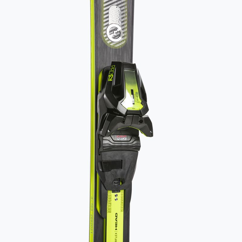 Narty zjazdowe HEAD Supershape e-Speed SW SF-PR + wiązania PRD 12 black/neon yellow 4
