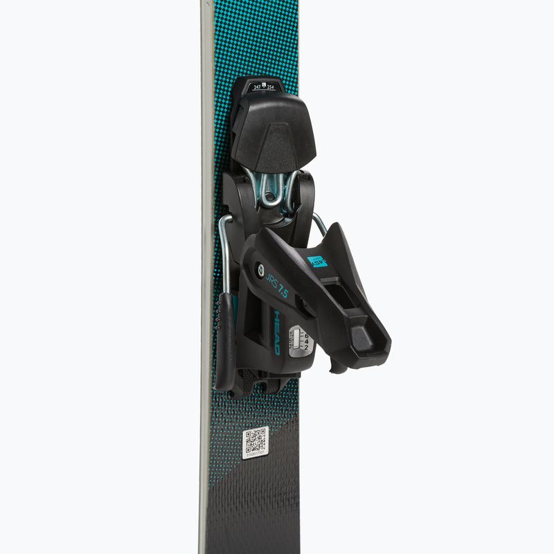 Narty zjazdowe dziecięce HEAD WC e.Race Team SW JRS + wiązania Jrs 7.5 black/blue 5